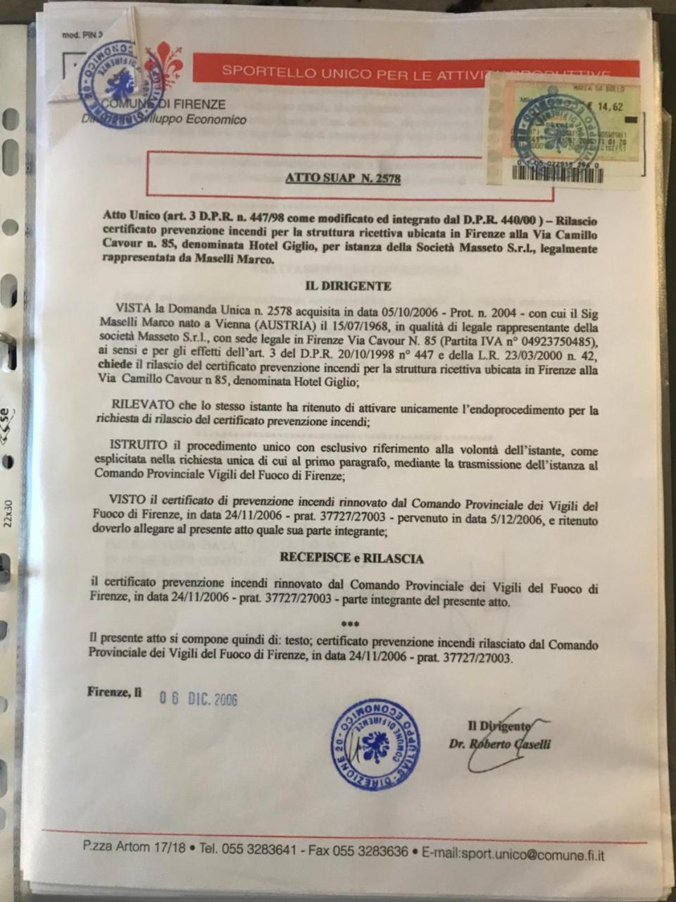 Hotel Giglio Firenze Eksteriør billede
